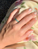 Teal Enamel Purpose Ring - Wear with style