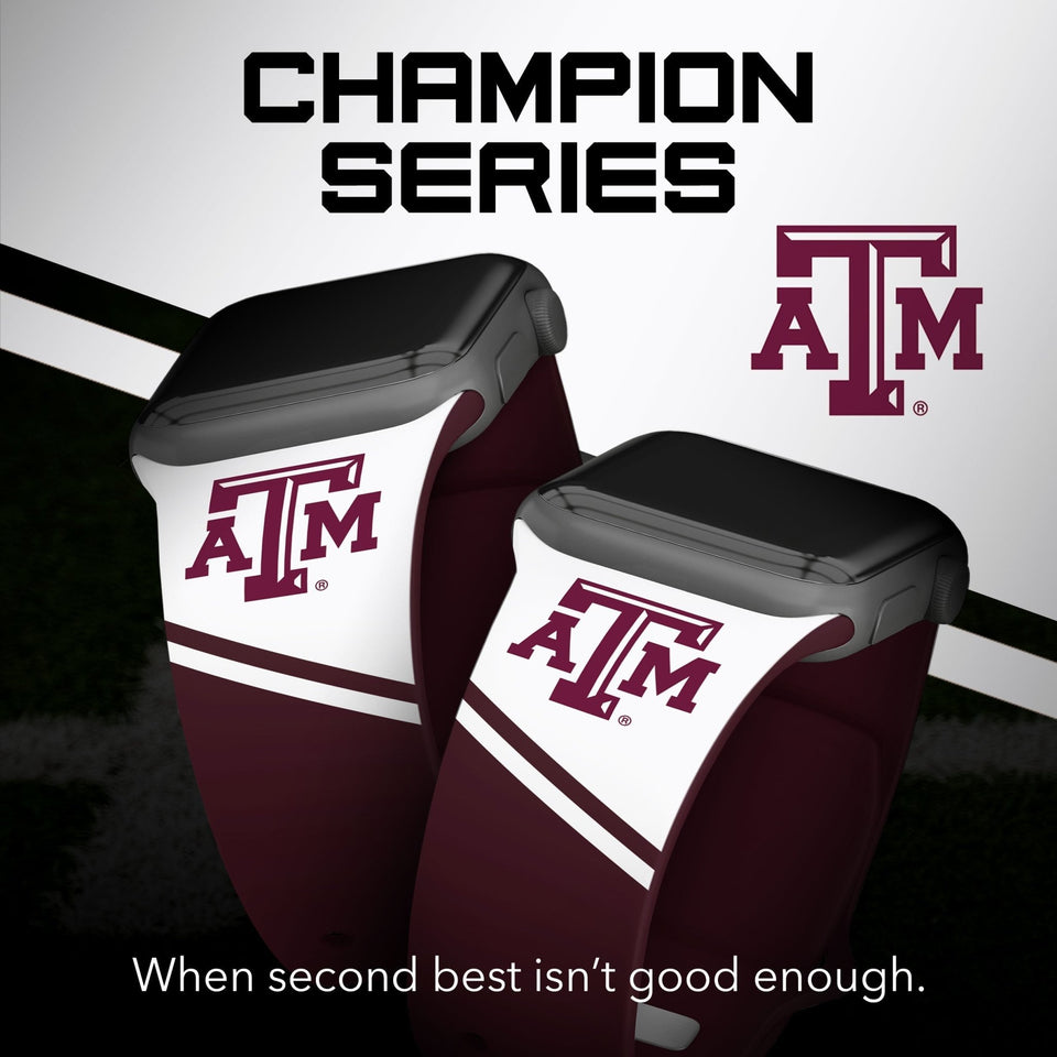 Texas A&M Aggies HD Apple Watch Band - Wear with style