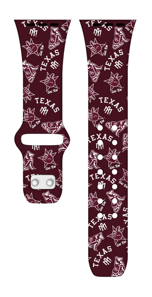 Texas A&M Aggies HD Apple Watch Band - Wear with style