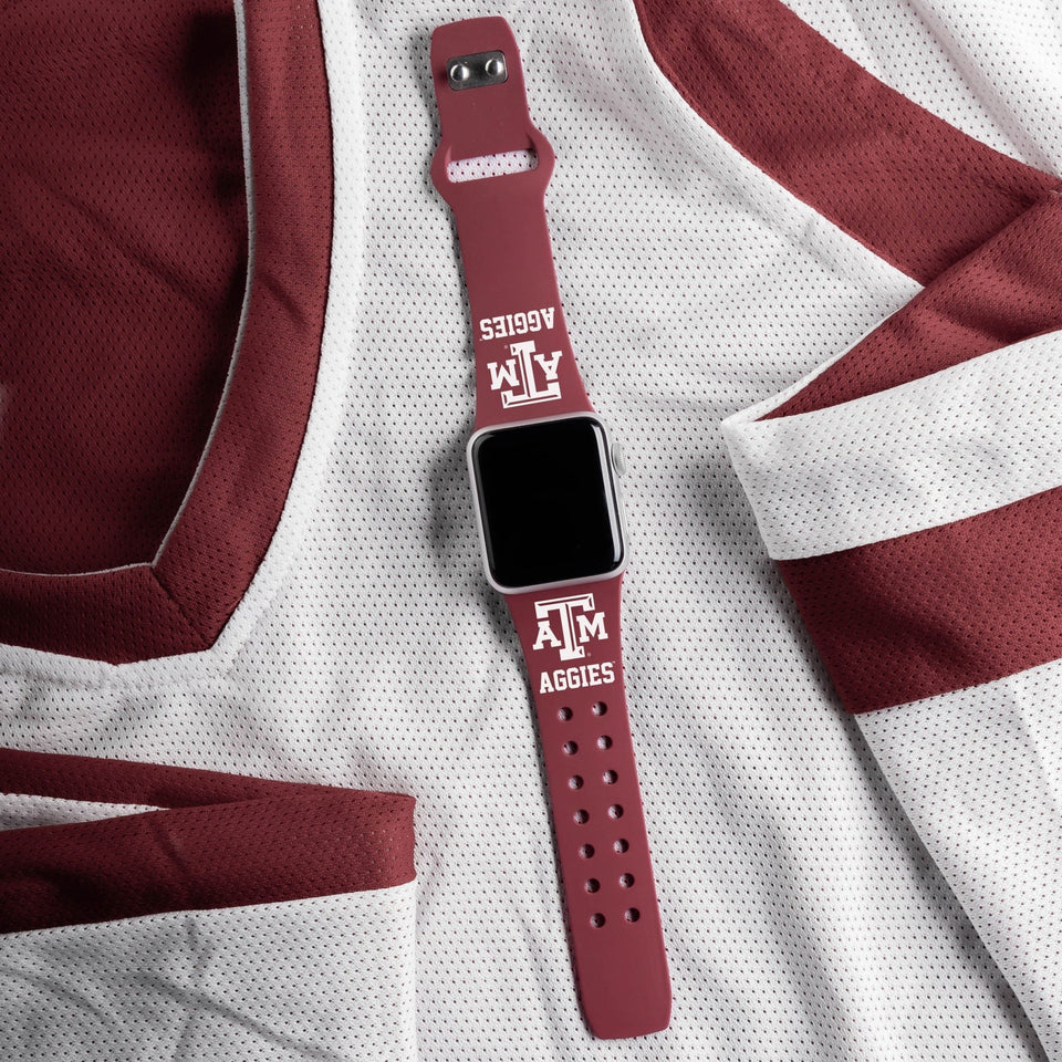 Texas A&M Aggies HD Apple Watch Band - Wear with style
