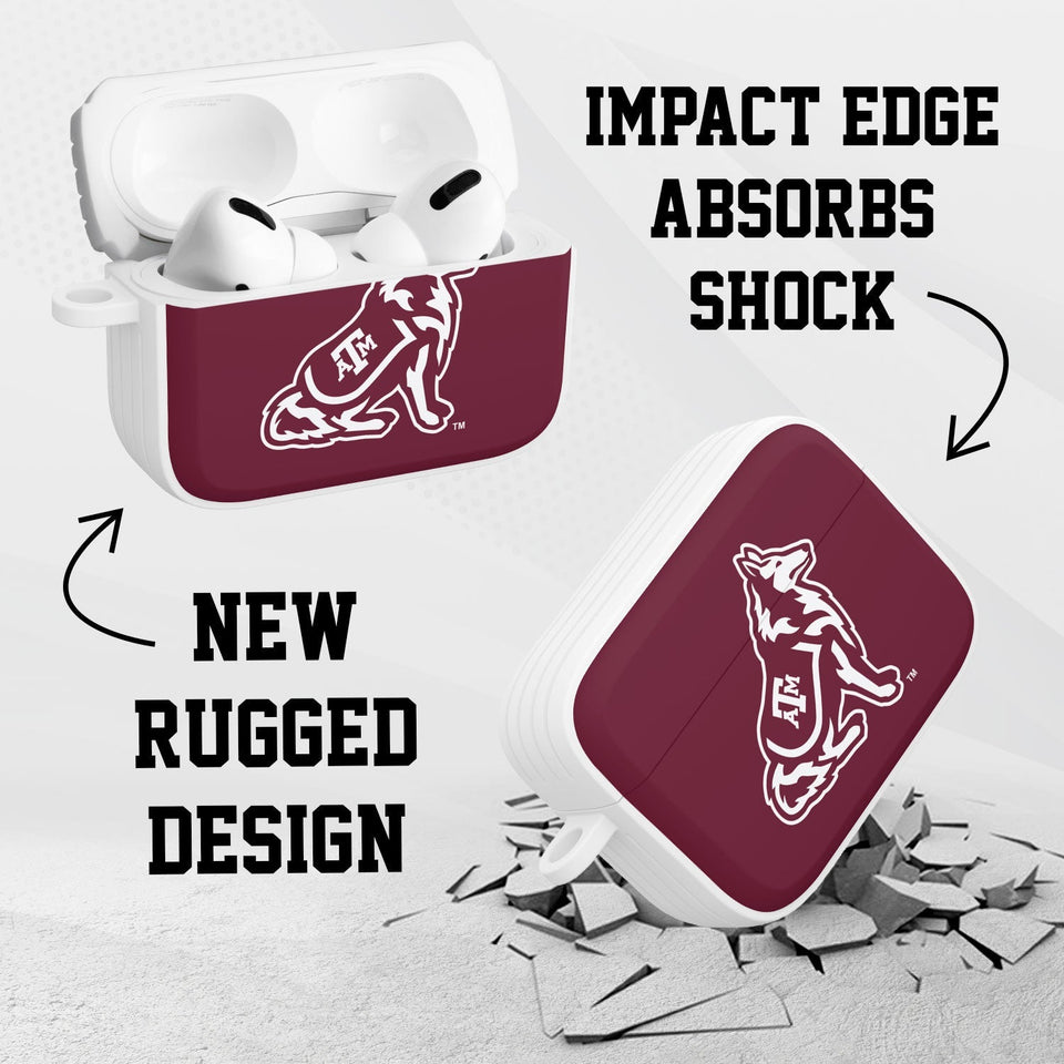 Texas A&M Aggies HDX Apple Airpods Pro 1 & 2 Case Cover - Wear with style