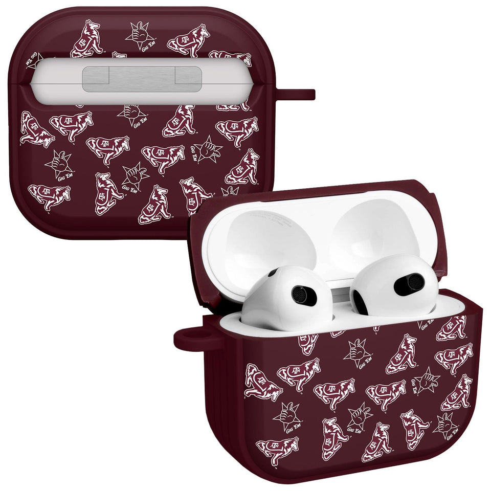 Texas A&M Aggies HDX Apple Airpods Pro 1 & 2 Case Cover - Wear with style