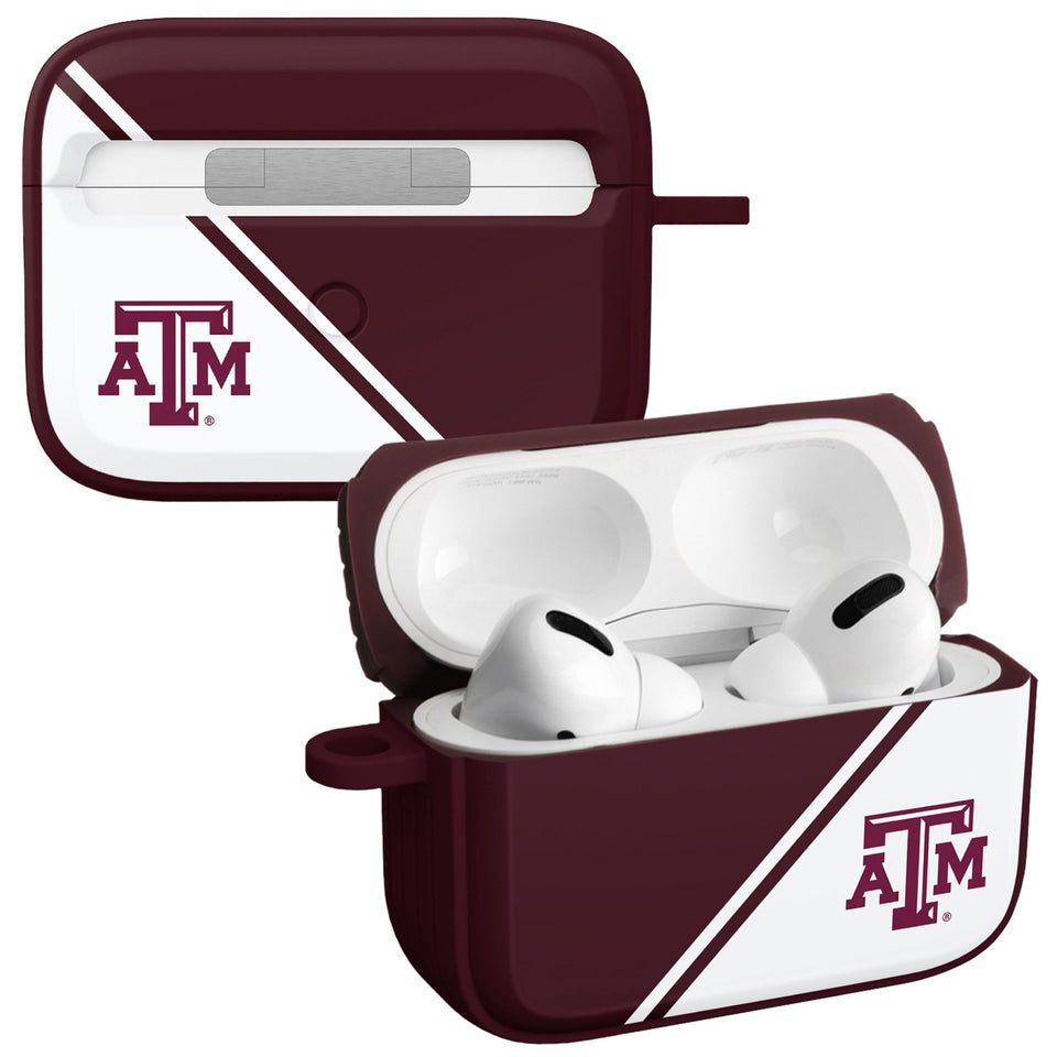Texas A&M Aggies HDX Champion Series Apple AirPods Pro 1 & 2 Case Cover - Wear with style