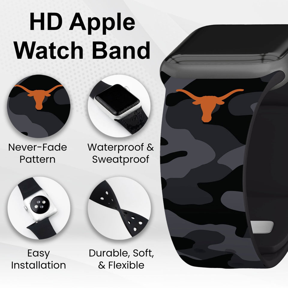 Texas Longhorns HD Apple Watch Band - Wear with style