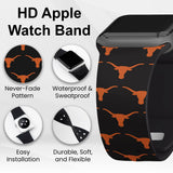 Texas Longhorns HD Apple Watch Band - Wear with style