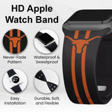 Texas Longhorns HD Apple Watch Band - Wear with style