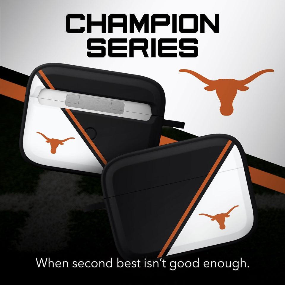 Texas Longhorns HDX Champion Series Apple AirPods Pro 1 & 2 Case Cover - Wear with style