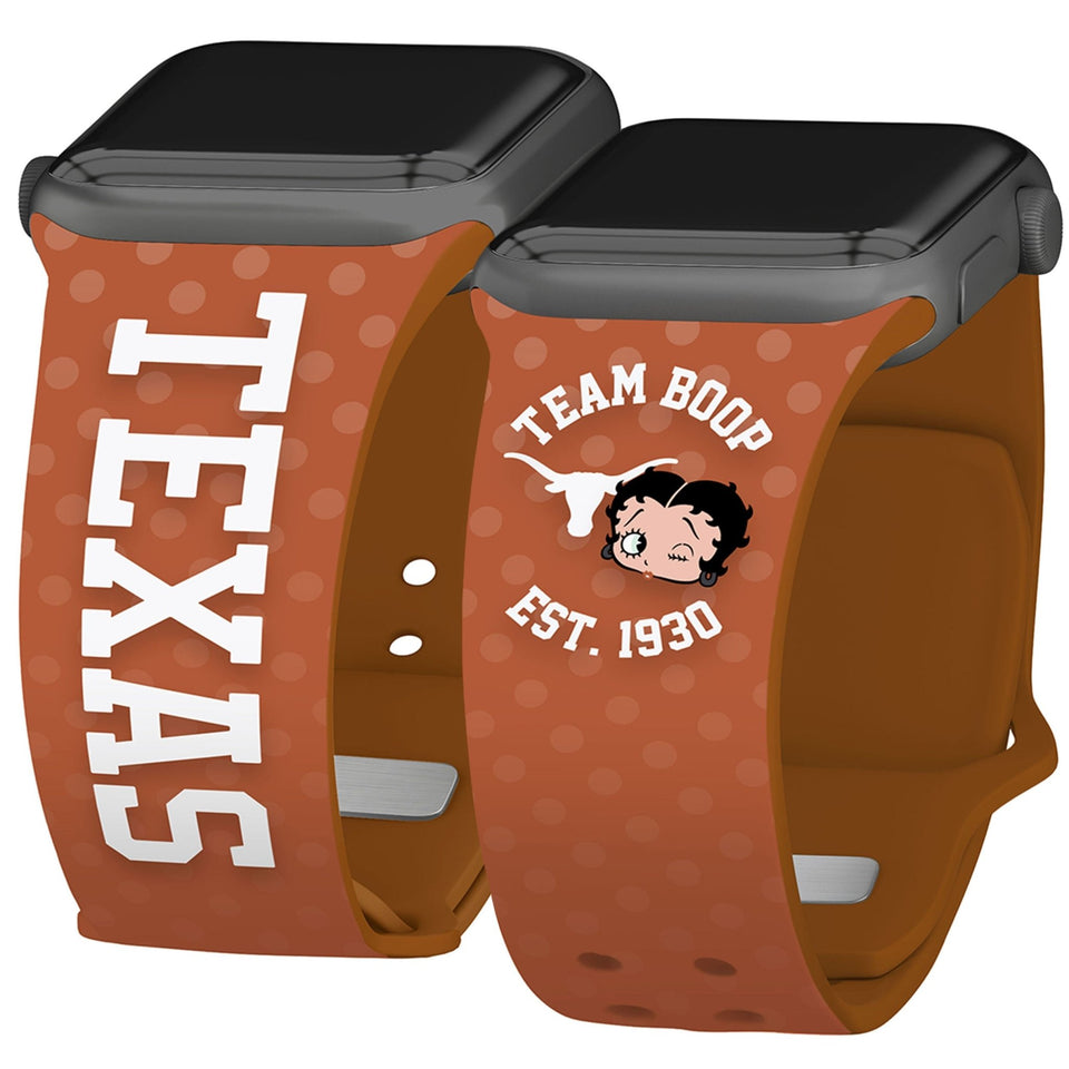 Texas Longhorns X Betty Boop HD Apple Watch Band - Wear with style