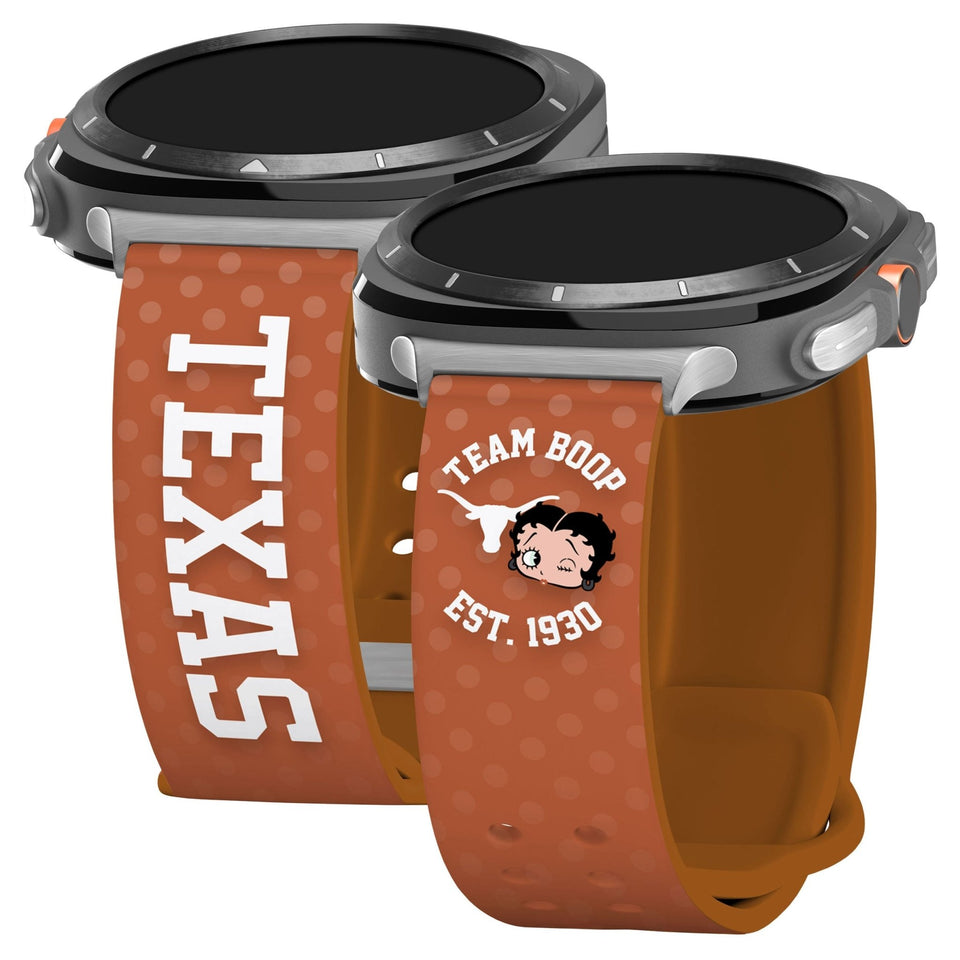 Texas Longhorns X Betty Boop HD Samsung Galaxy Watch Ultra Watch Band - Wear with style