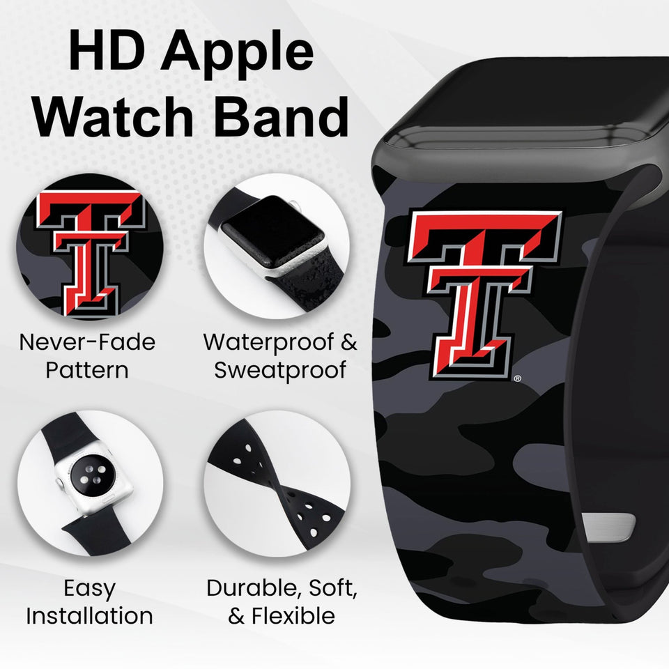 Texas Tech Red Raiders HD Apple Watch Band - Wear with style