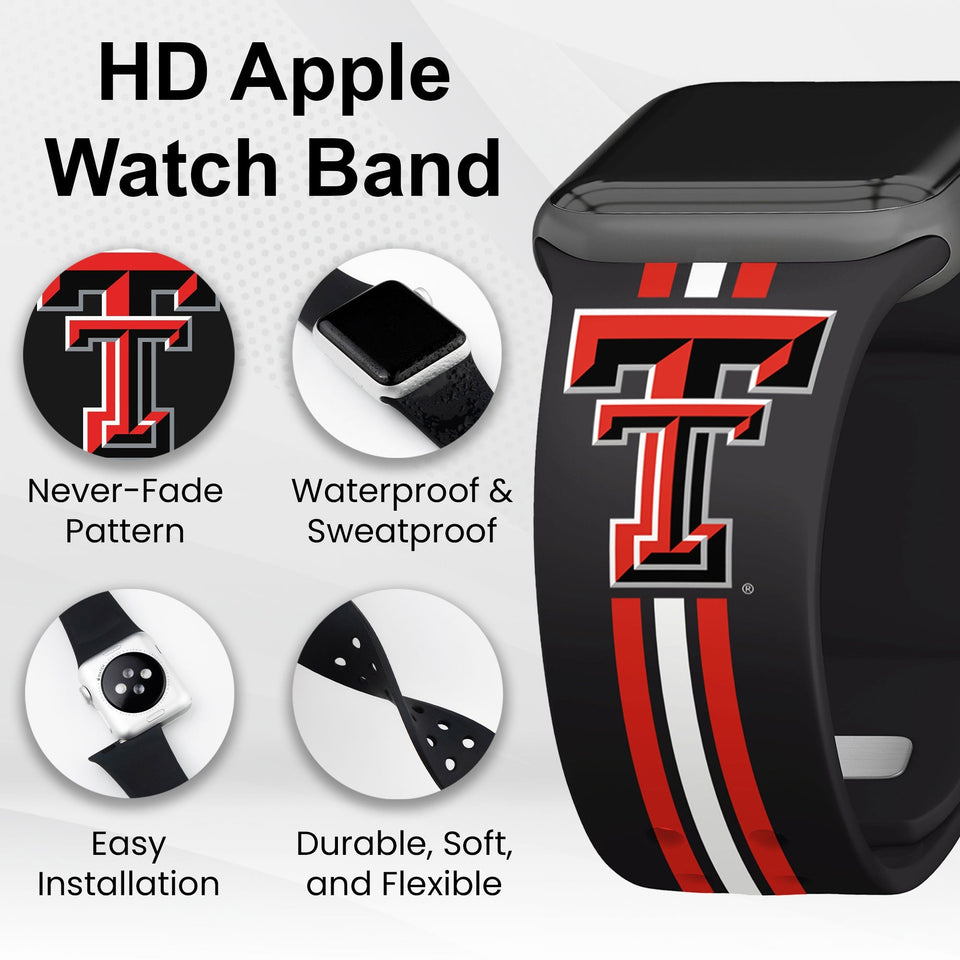 Texas Tech Red Raiders HD Apple Watch Band - Wear with style