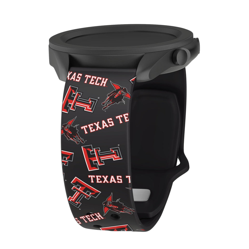 Texas Tech Red Raiders HD Watchband for Samsung, Garmin, Fossil, and More for Samsung, Garmin, Fossil, and More - Wear with style