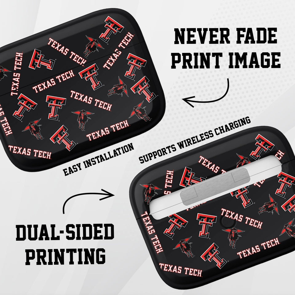 Texas Tech Red Raiders HDX AirPods Pro 1 & 2 Case Cover - Wear with style