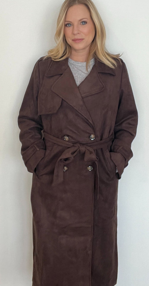 The Briar Suede Trench - Wear with style