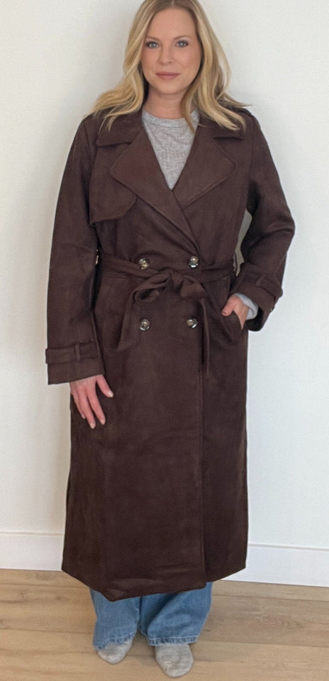 The Briar Suede Trench - Wear with style