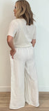The Effortless Linen Pants-Off White - Wear with style