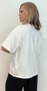The Everyday Oversized Tee- Off White - Wear with style