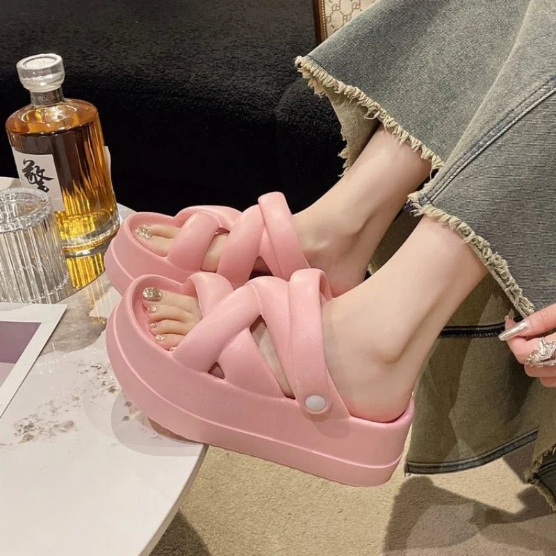 Thick Sole Heightened comfortable Women's Sandals - Wear with style