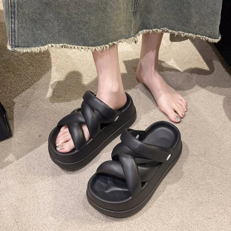 Thick Sole Heightened comfortable Women's Sandals - Wear with style