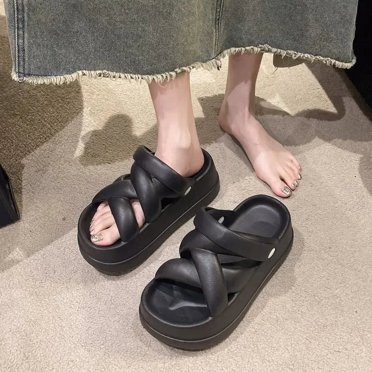Thick Sole Heightened comfortable Women's Sandals - Wear with style