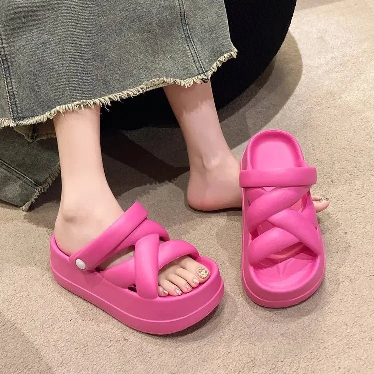 Thick Sole Heightened comfortable Women's Sandals - Wear with style
