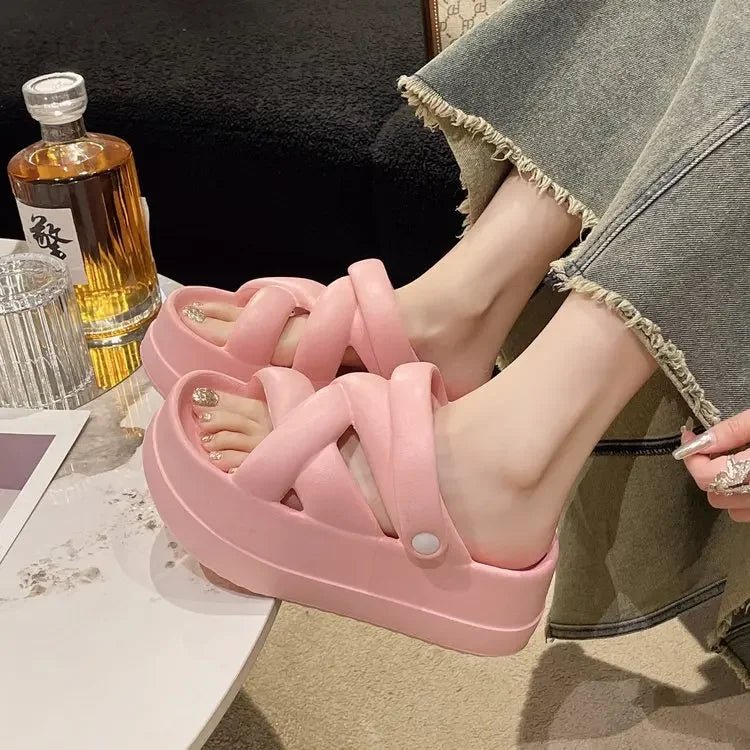 Thick Sole Heightened comfortable Women's Sandals - Wear with style