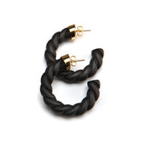 Tia Barile Earring Matte Black - Wear with style