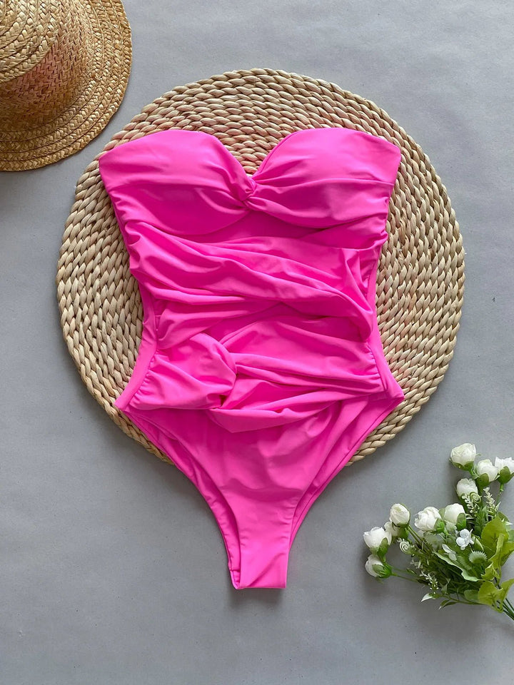 Tia Hollow Out One Piece Swimsuit - Wear with style