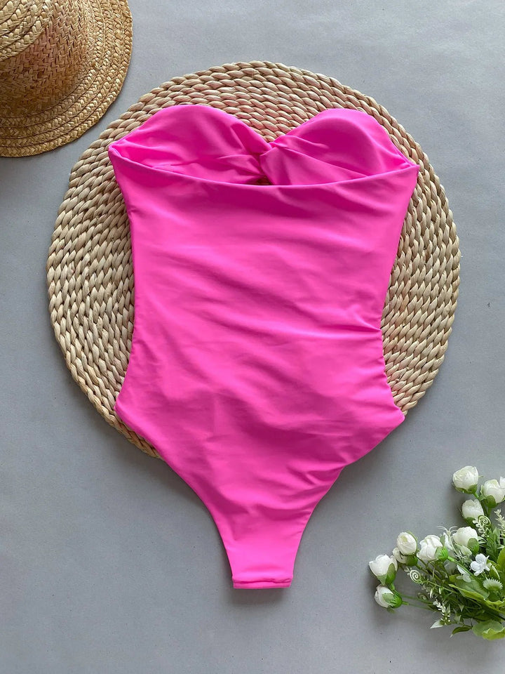 Tia Hollow Out One Piece Swimsuit - Wear with style