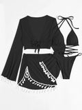 Tibella 4 Piece swimsuit Set - Wear with style