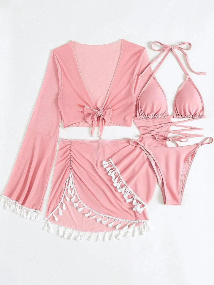 Tibella 4 Piece swimsuit Set - Wear with style