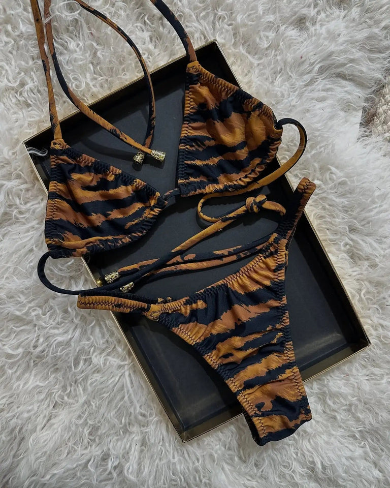 Tiger sweet two piece swimsuit - Wear with style