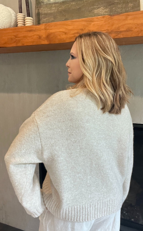 Timberline Chunky Sweater - Natural - Wear with style