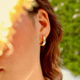 Tiny Plain Minimalistic and Simple Huggie Earrings - Wear with style