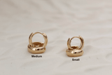 Tiny Plain Minimalistic and Simple Huggie Earrings - Wear with style