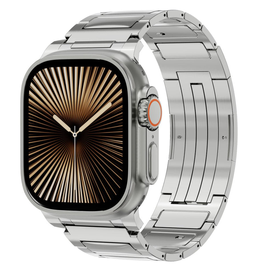 Titanium Link Band For Apple Watch - Wear with style