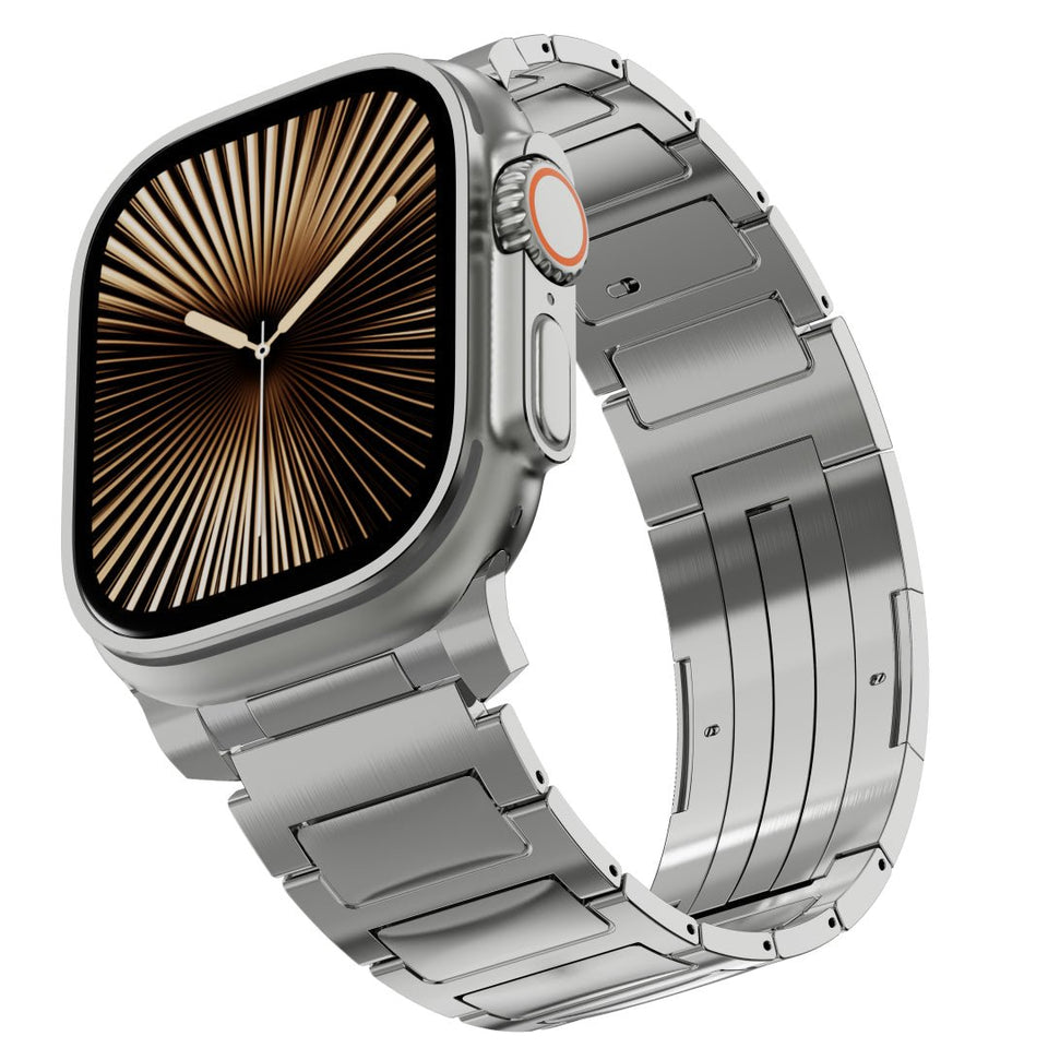 Titanium Link Band For Apple Watch - Wear with style