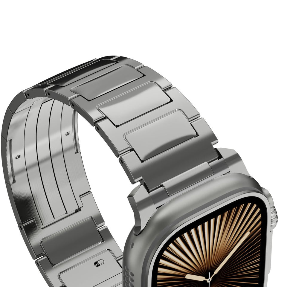 Titanium Link Band For Apple Watch - Wear with style