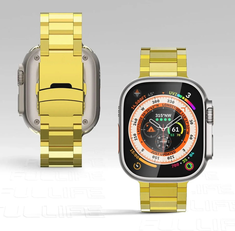Titanium Metal Watchband For Apple Watch - Wear with style