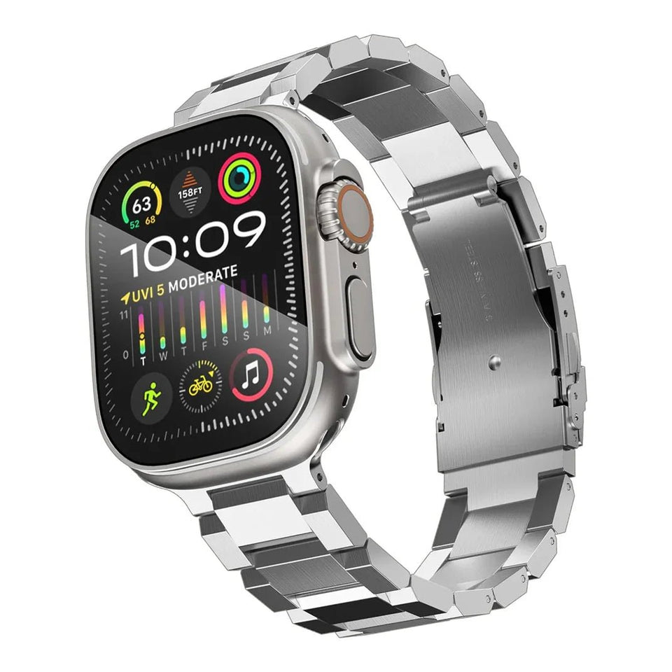 Titanium Metal Watchband For Apple Watch - Wear with style