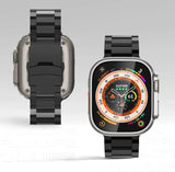 Titanium Metal Watchband For Apple Watch - Wear with style