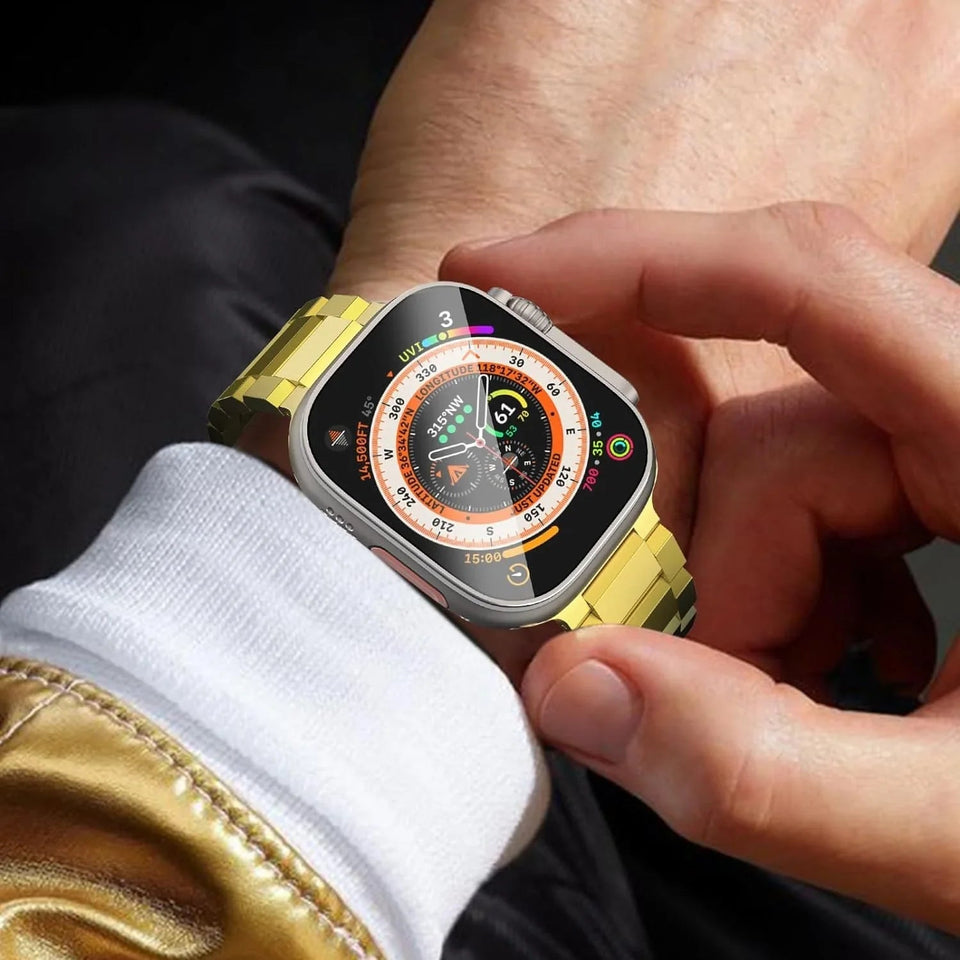 Titanium Metal Watchband For Apple Watch - Wear with style