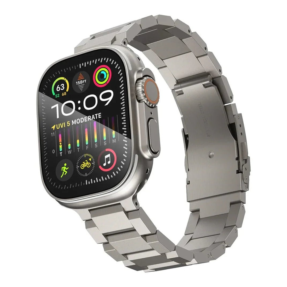 Titanium Metal Watchband For Apple Watch - Wear with style