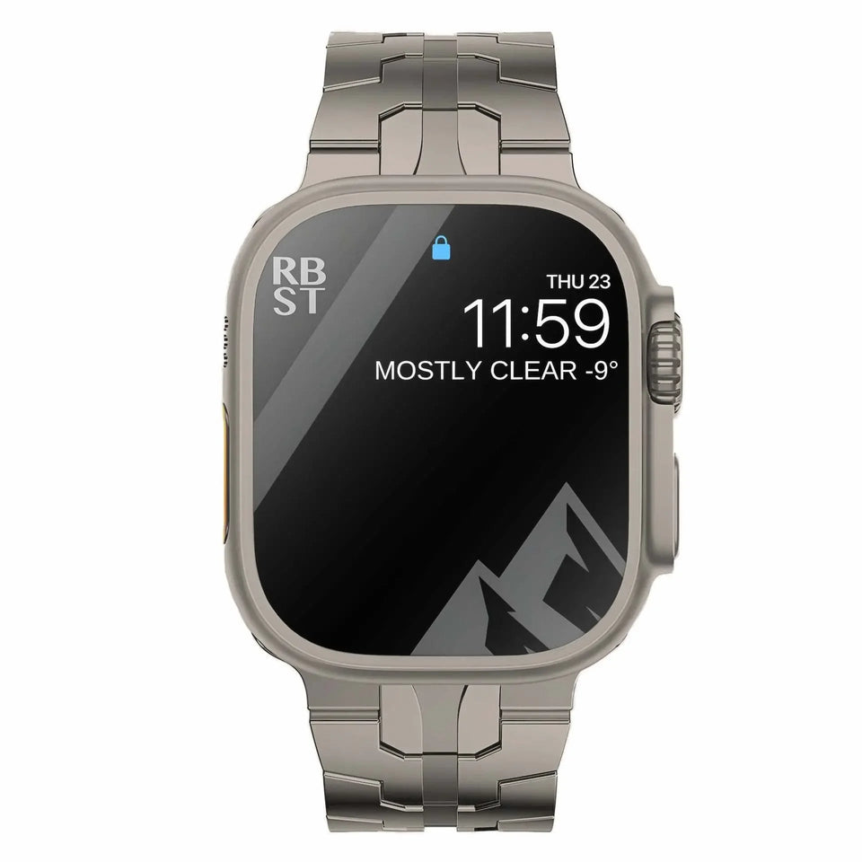 Titanium Metal Watchband For Apple Watch Ironman Basic Version - Wear with style