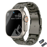 Titanium Metal Watchband For Apple Watch Ironman Basic Version - Wear with style