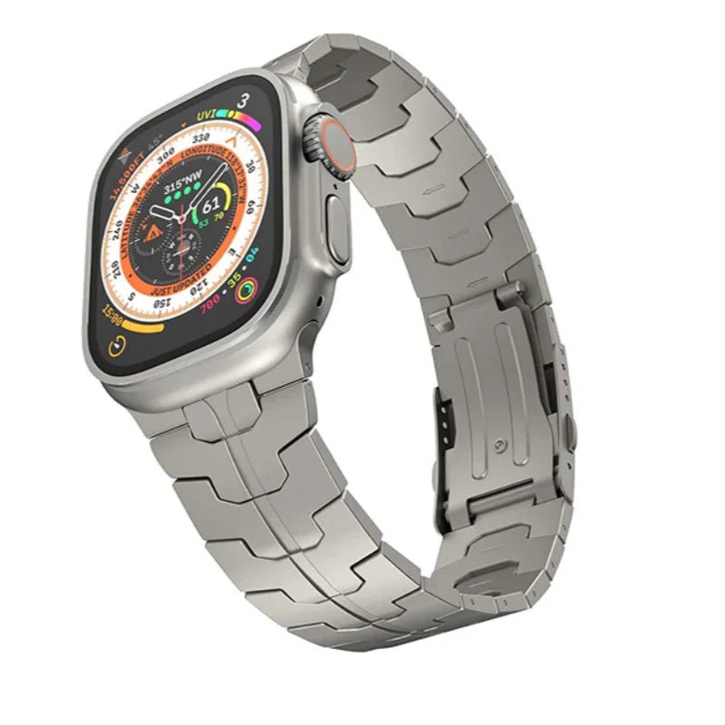 Titanium Metal Watchband For Apple Watch Ironman Basic Version - Wear with style