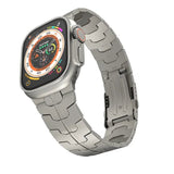 Titanium Metal Watchband For Apple Watch Ironman Basic Version - Wear with style