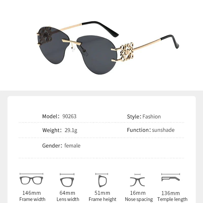 TiTi Frameless Sunglasses - Wear with style