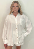 Trail Cotton Button Down-Off White - Wear with style
