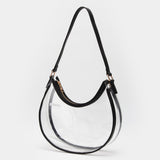 Transparent Shoulder Hobo Bag – Stadium and Concert Approved - Wear with style